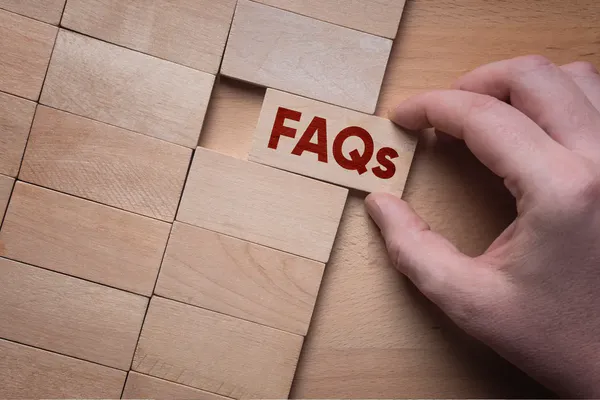 FAQs menu image