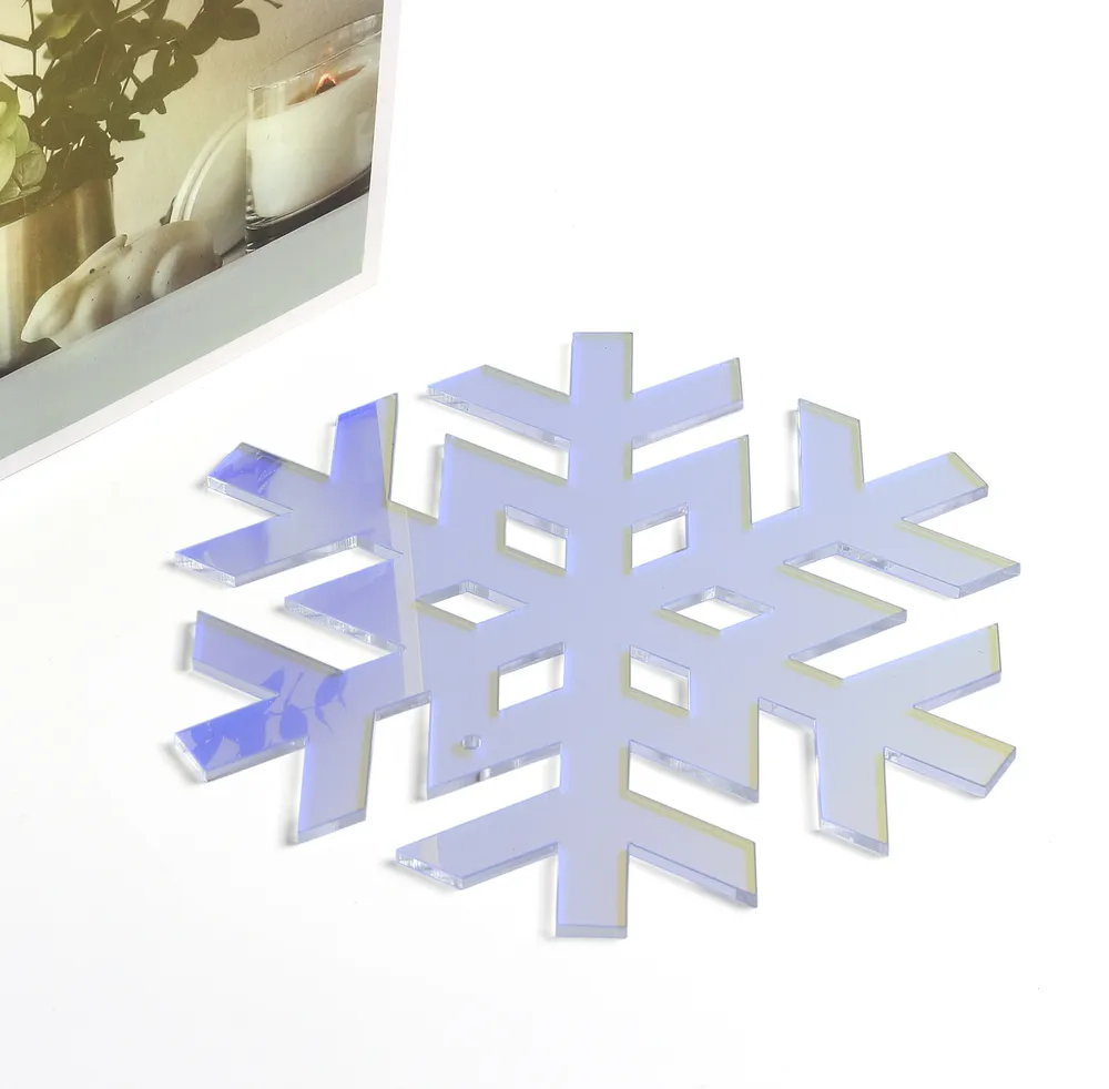 Intricate Snowflake Mirror