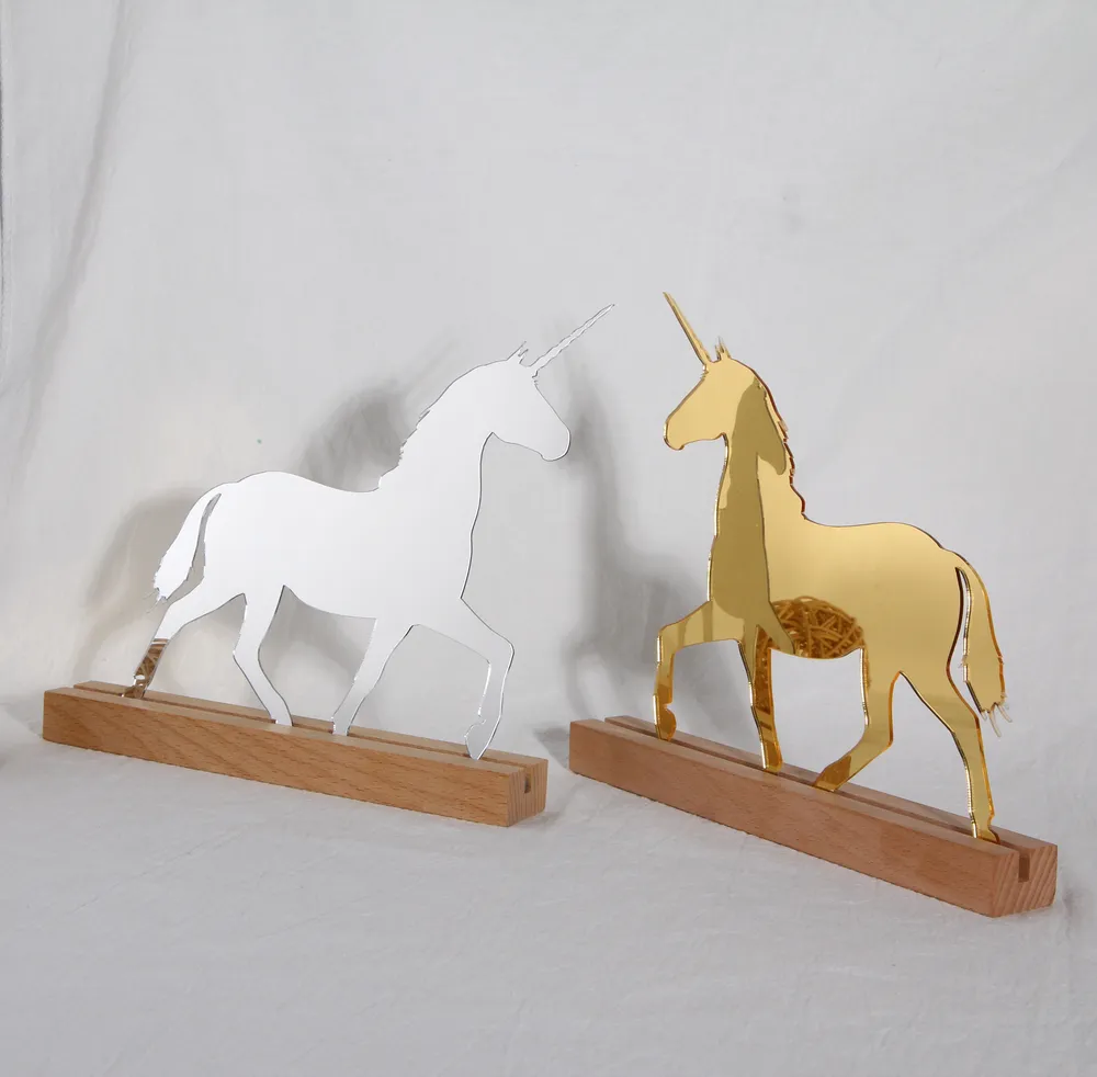 Unicorn-Shaped Mirror