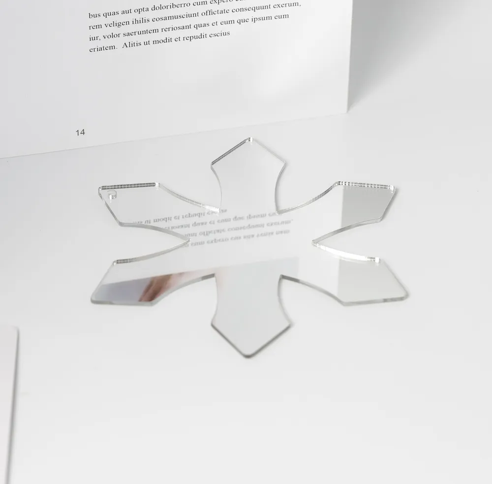Snowflake-Shaped Mirror