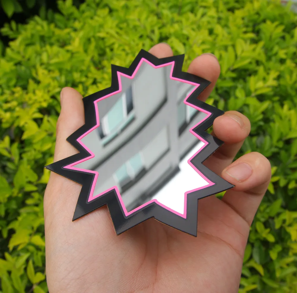 Printing intricate border patterns on the mirror surface 2