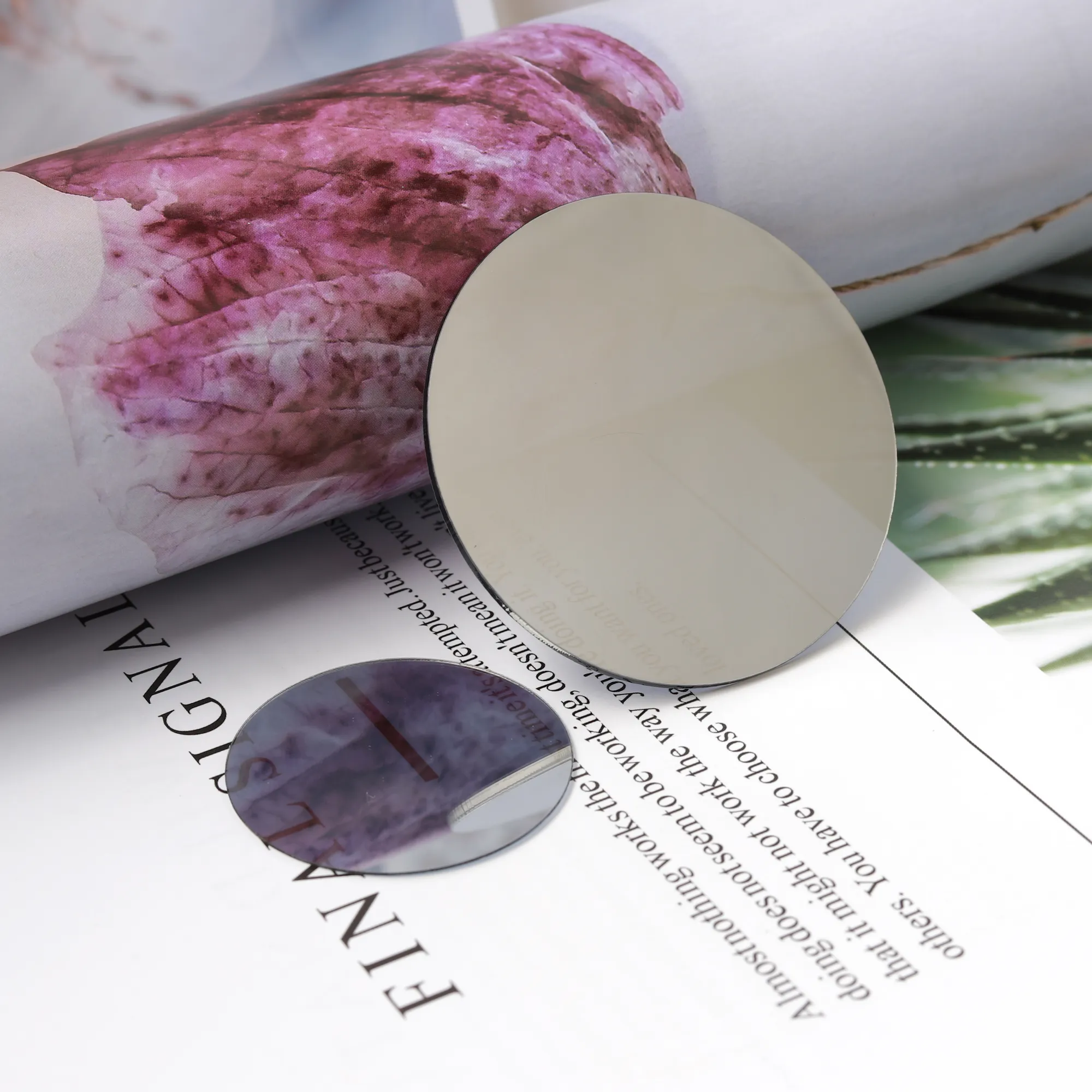 Gray-blue Acrylic Semi-Transparent Mirror Product image 3