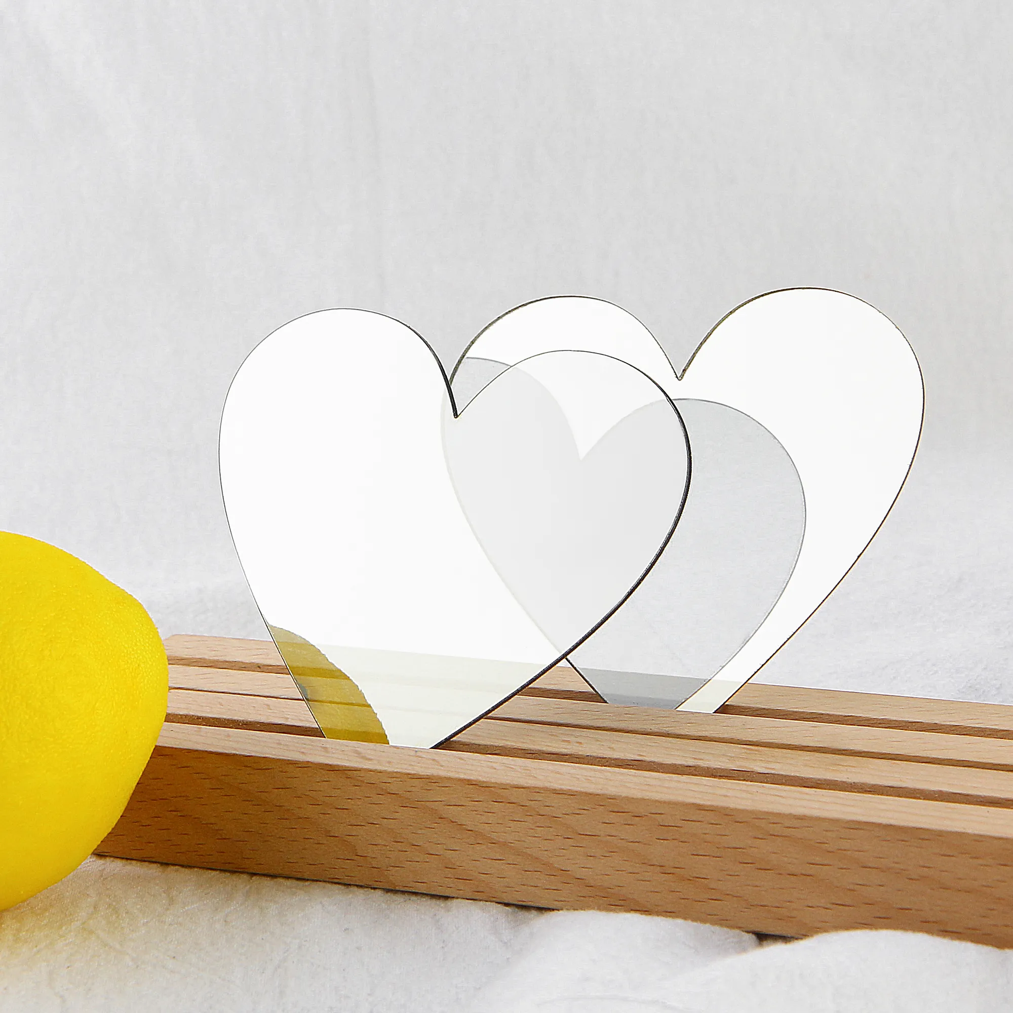 Heart-Shaped Semi-ATransparent Mirror product image 3