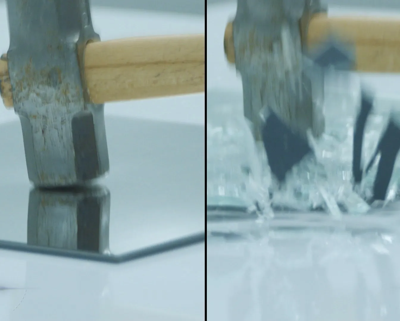 Impact Test Comparing Plastic and Glass Mirrors