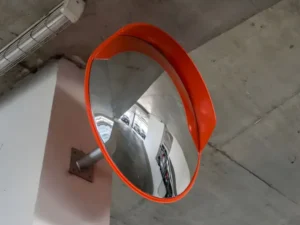 Indoor safety convex mirror