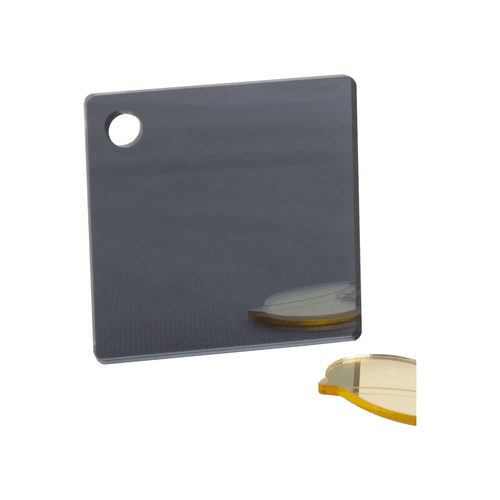 Sample of a small black-gray mirror