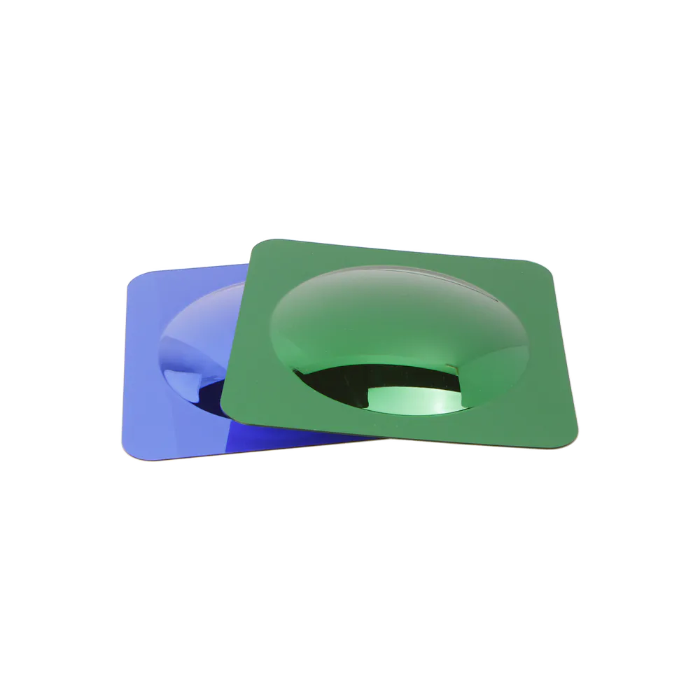 Blue, green bubble mirror product image