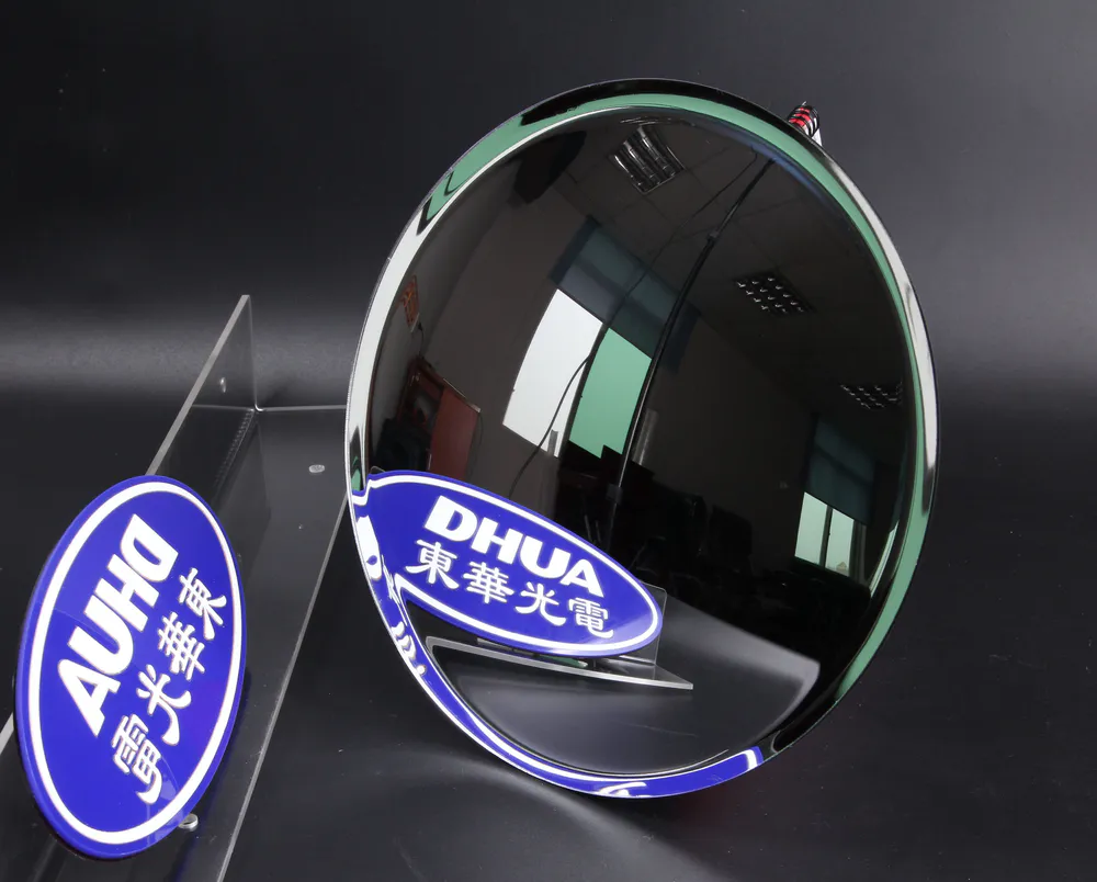 Circular PC convex mirror with edge-polishing
