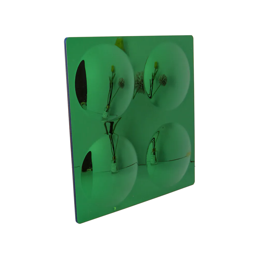 Green four-in-one bubble mirror product image