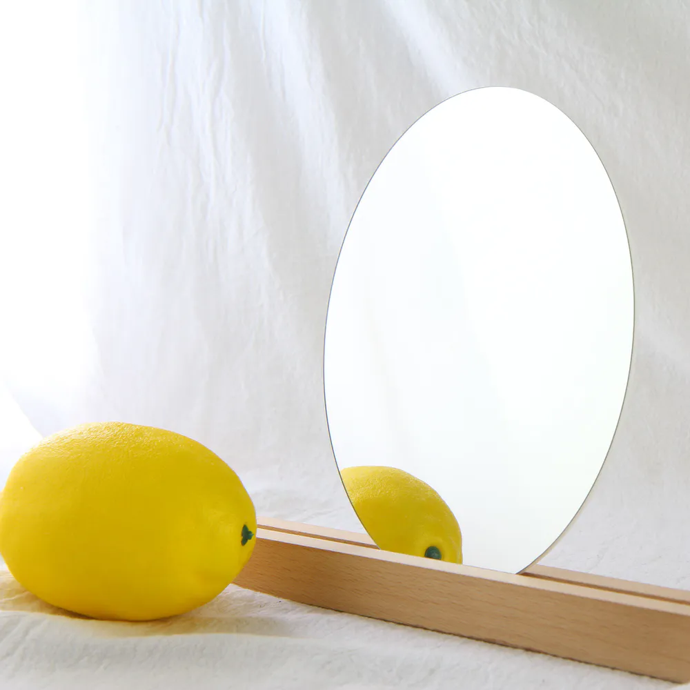 Oval anti-fog mirror product image 2