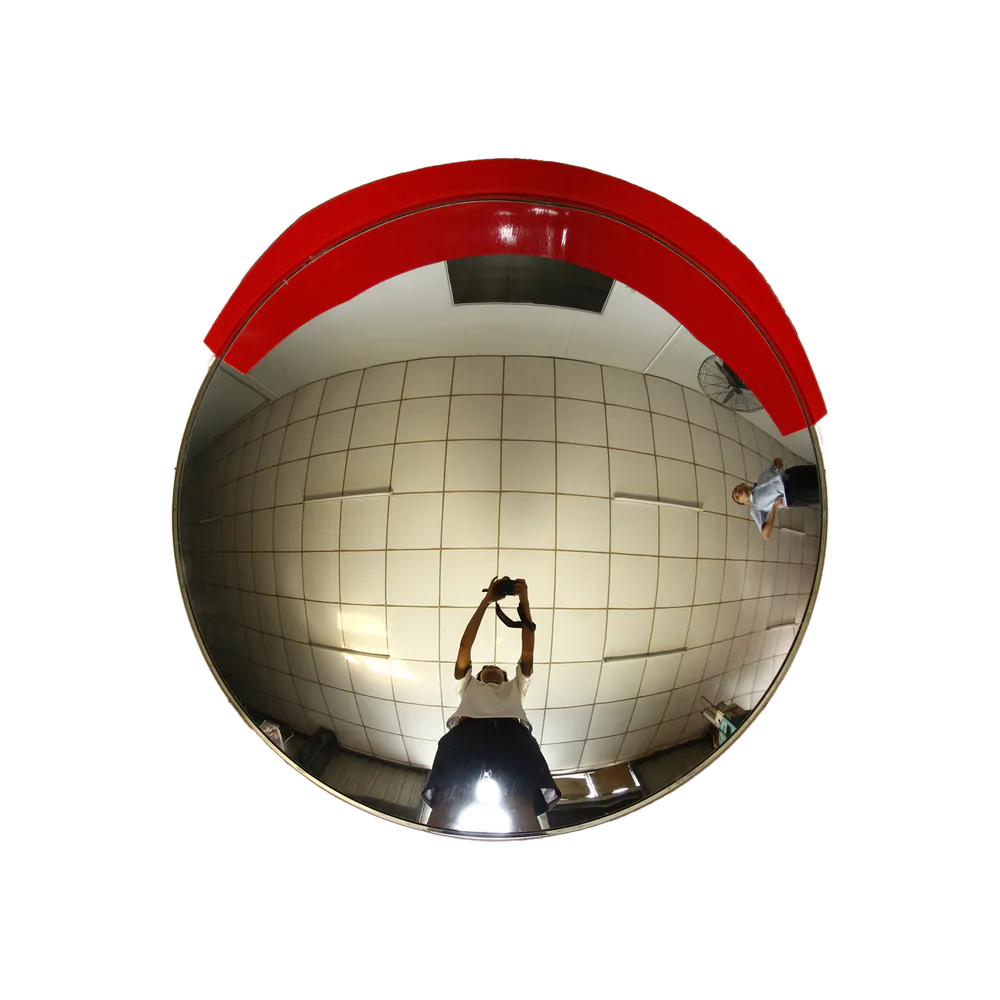 Red Traffic Safety Mirror product photo 1