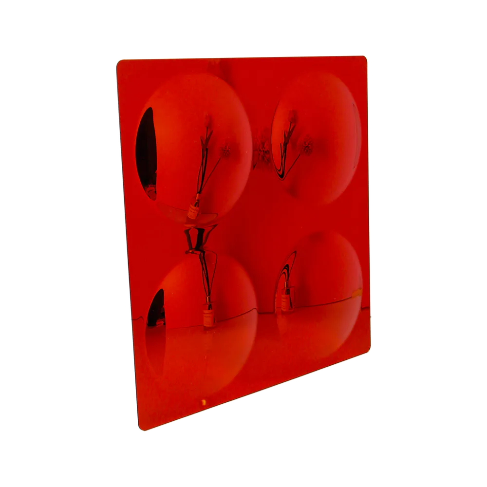 Red four-in-one bubble mirror product image