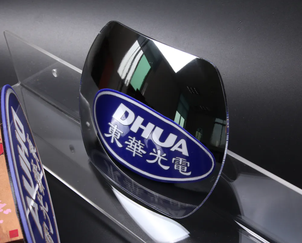 Rounded rectangle convex mirror made of PS material