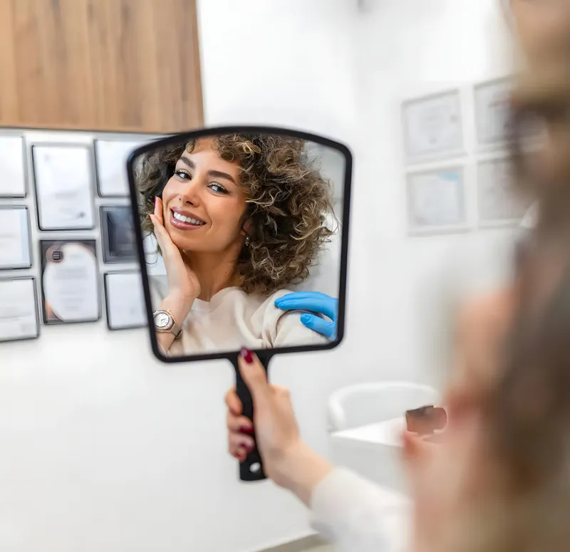 handheld mirror page cover