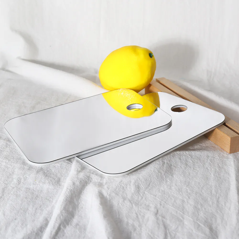 Acrylic anti-fog mirror side-view thickness