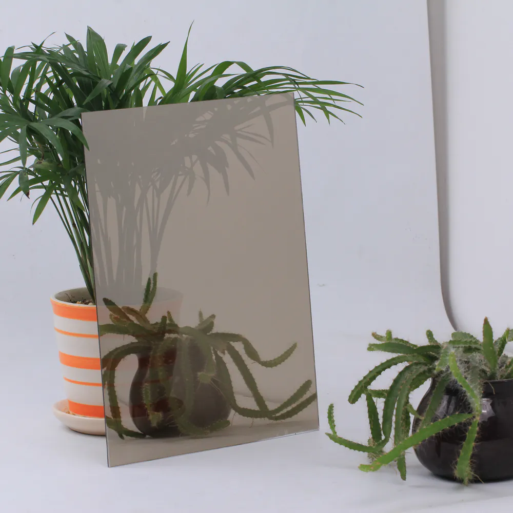 Brown Acrylic Two-Way Mirror Product photo 1