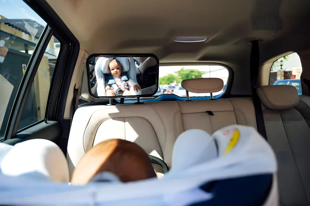 Child observation mirrors for car seats