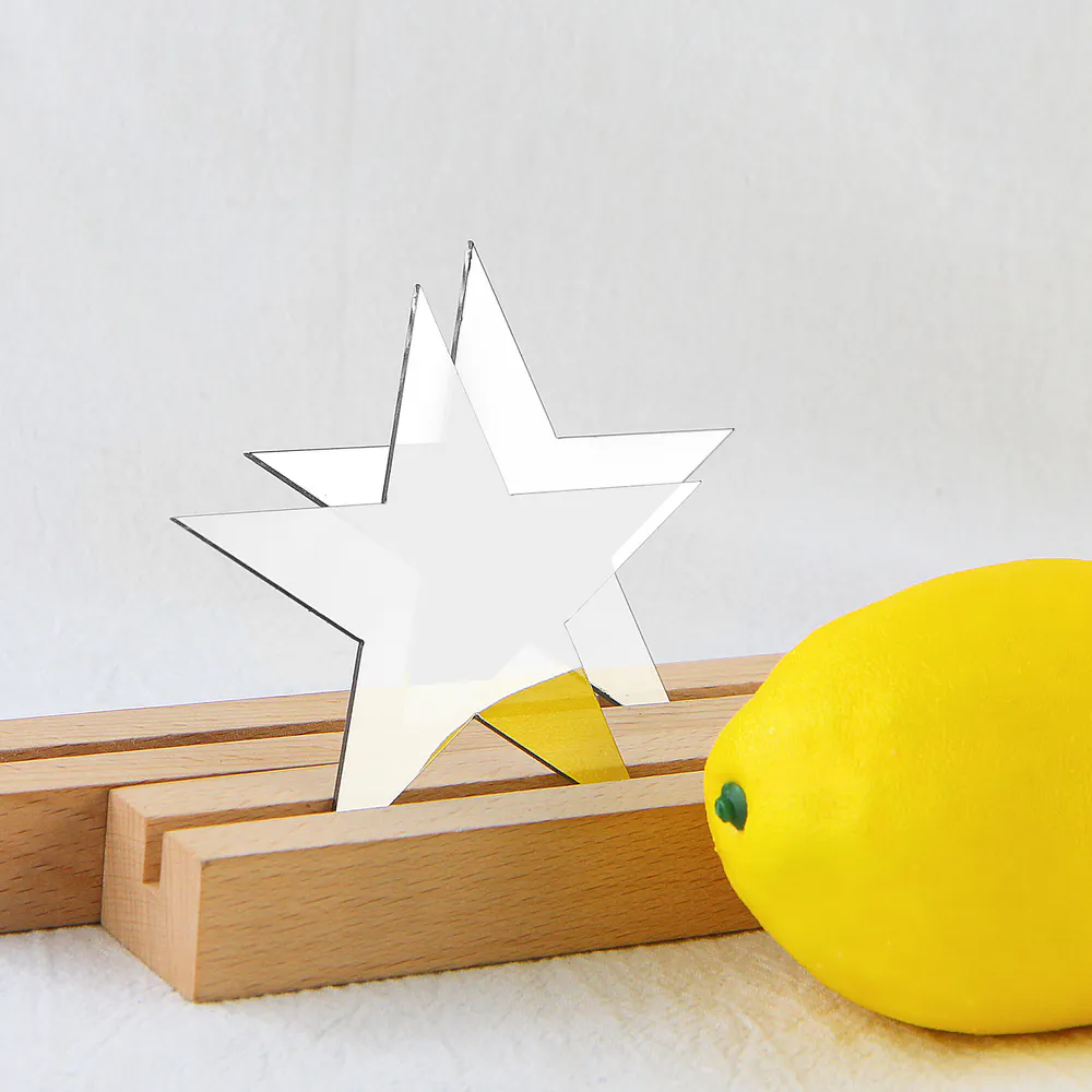 Five-Pointed Star Semi-Transparent Mirror product photo 2