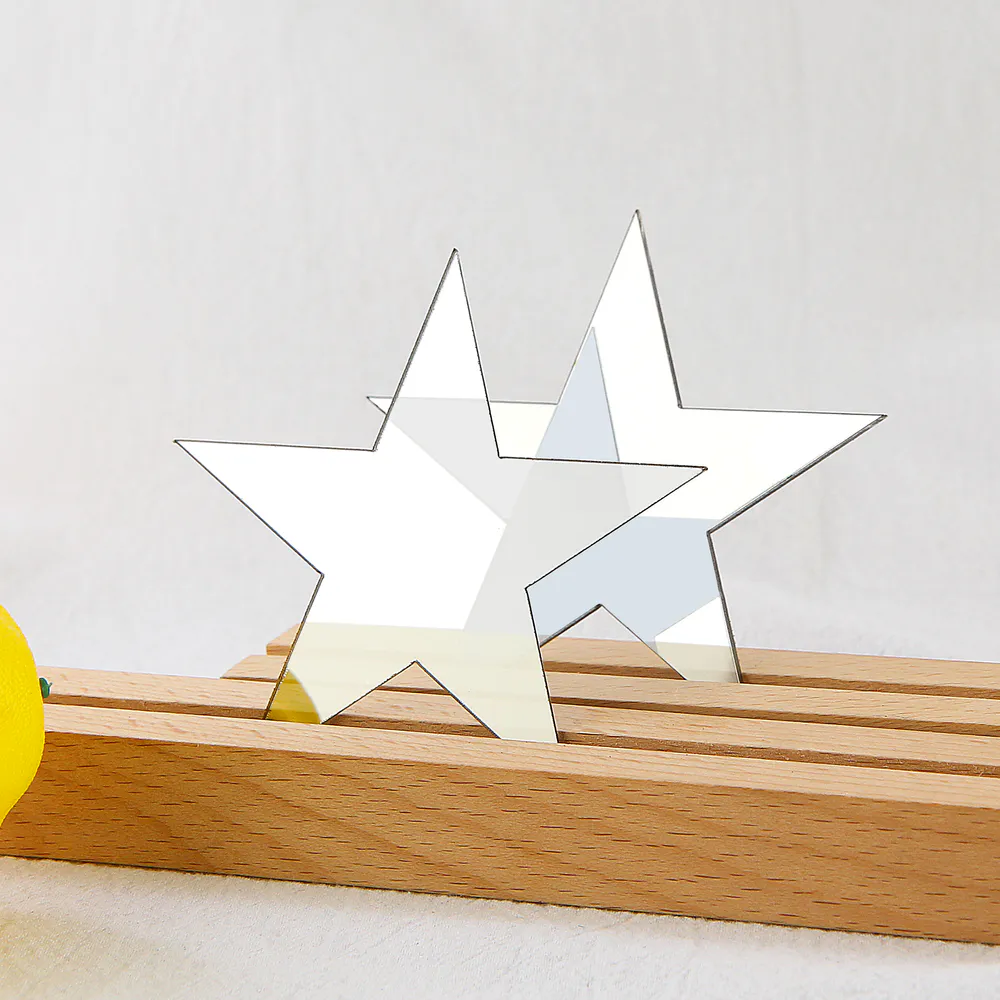 Five-Pointed Star Semi-Transparent Mirror product photo 3