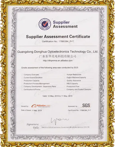 Alibaba Supplier Verification 2 Homepage display