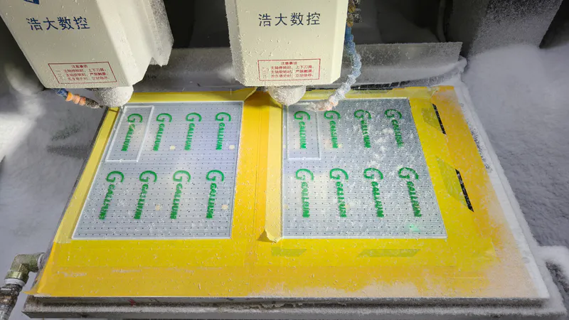 CNC engraving acrylic
