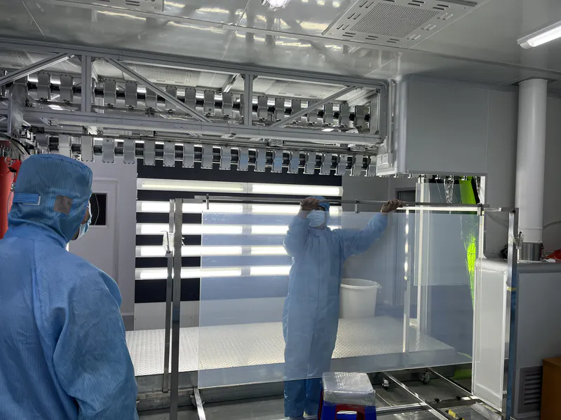 Workers in DHUA’s hardening workshop are operating normally