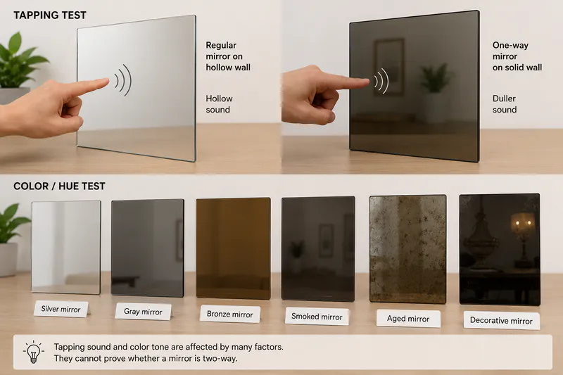 Illustrations of the Tap Test and Color Test Methods