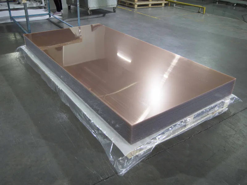Bronze acrylic sheet