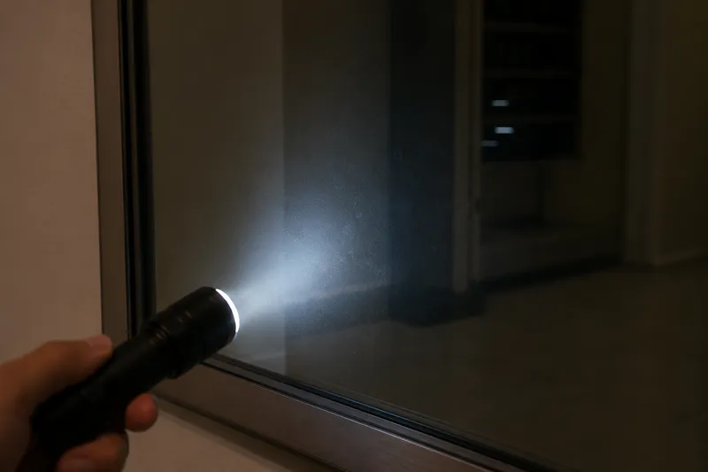 Illustration of the Flashlight Illumination Test Method