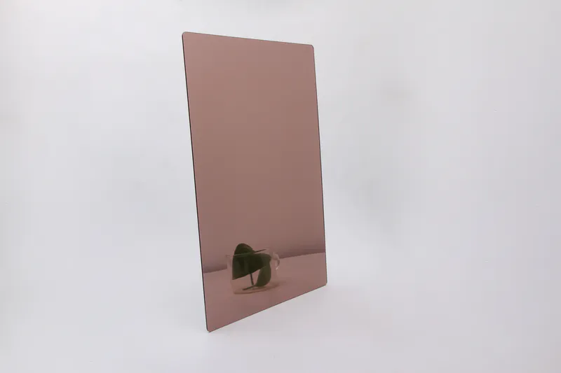 Brown Acrylic Mirror Display