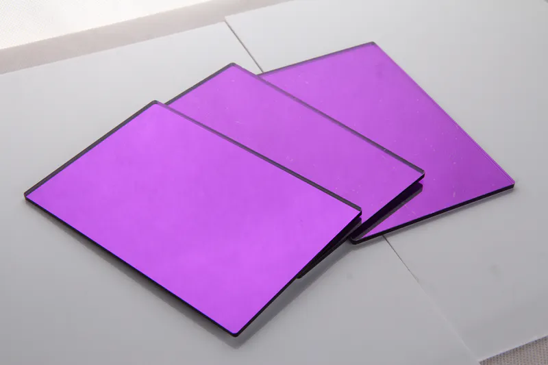 Purple Acrylic Mirror Display