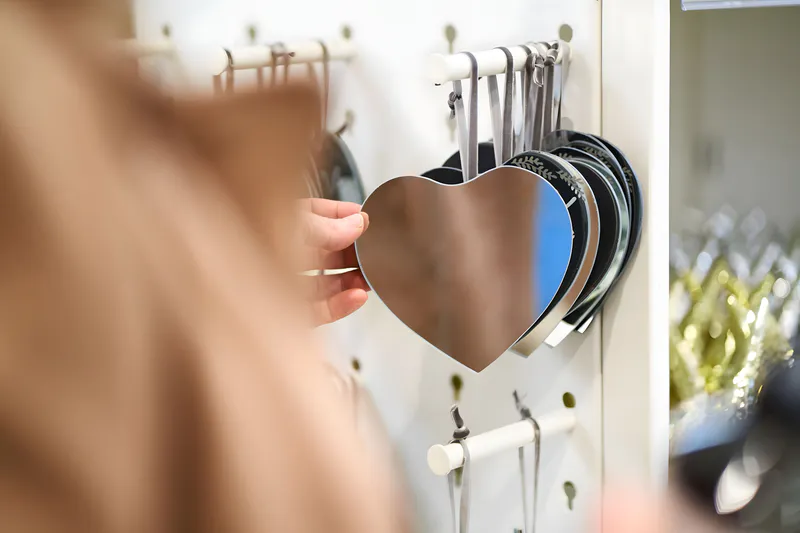 Acrylic mirror hanging decoration