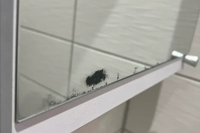 Black spots appearing on the edge of the glass - a post sent by a Reddit user