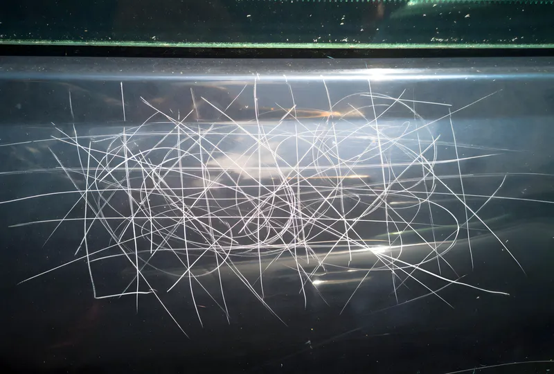 Acrylic Surface Scratch Test