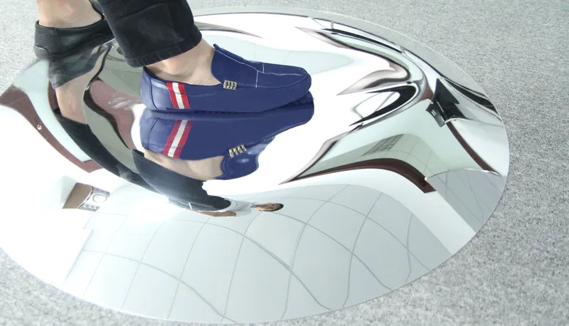 Vandalism Stomp Convex Mirror Test